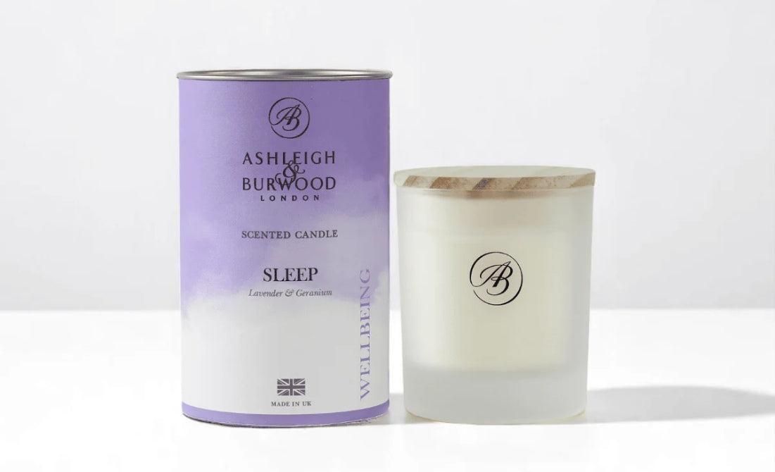 Ashleigh & Burwood 'Sleep' Lavender & Geranium Candle  - well being