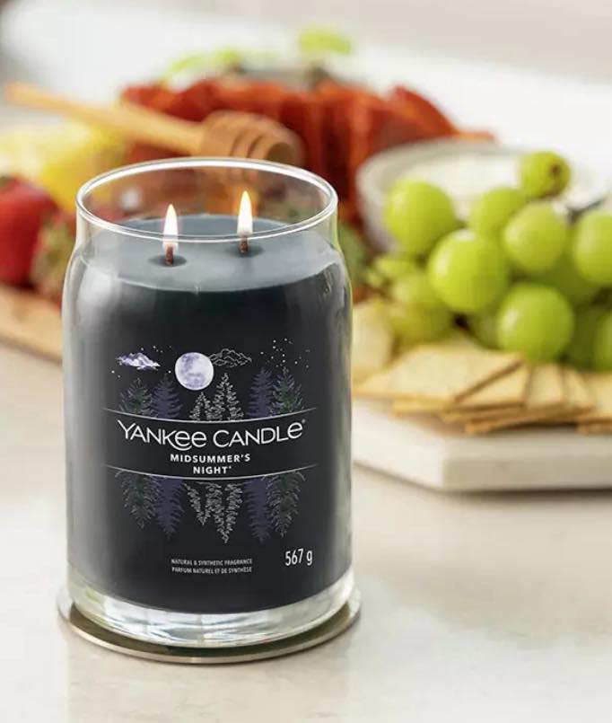 Yankee Candle - Midsummer's Night  - Large Jar - Masculine Musk & Sage Scent