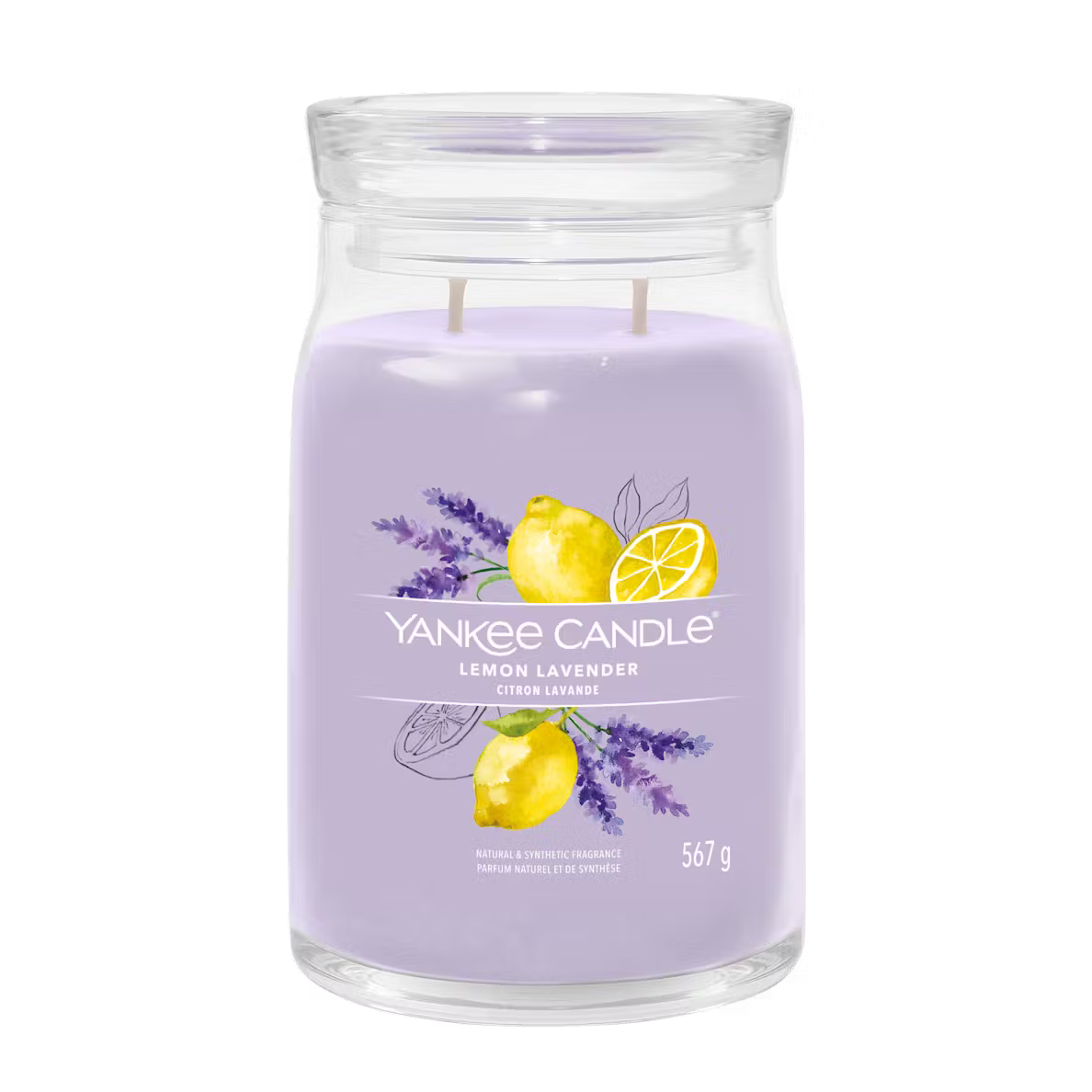 Yankee Candle - Lemon Lavender Large Signature Jar -  Soy Wax Blend