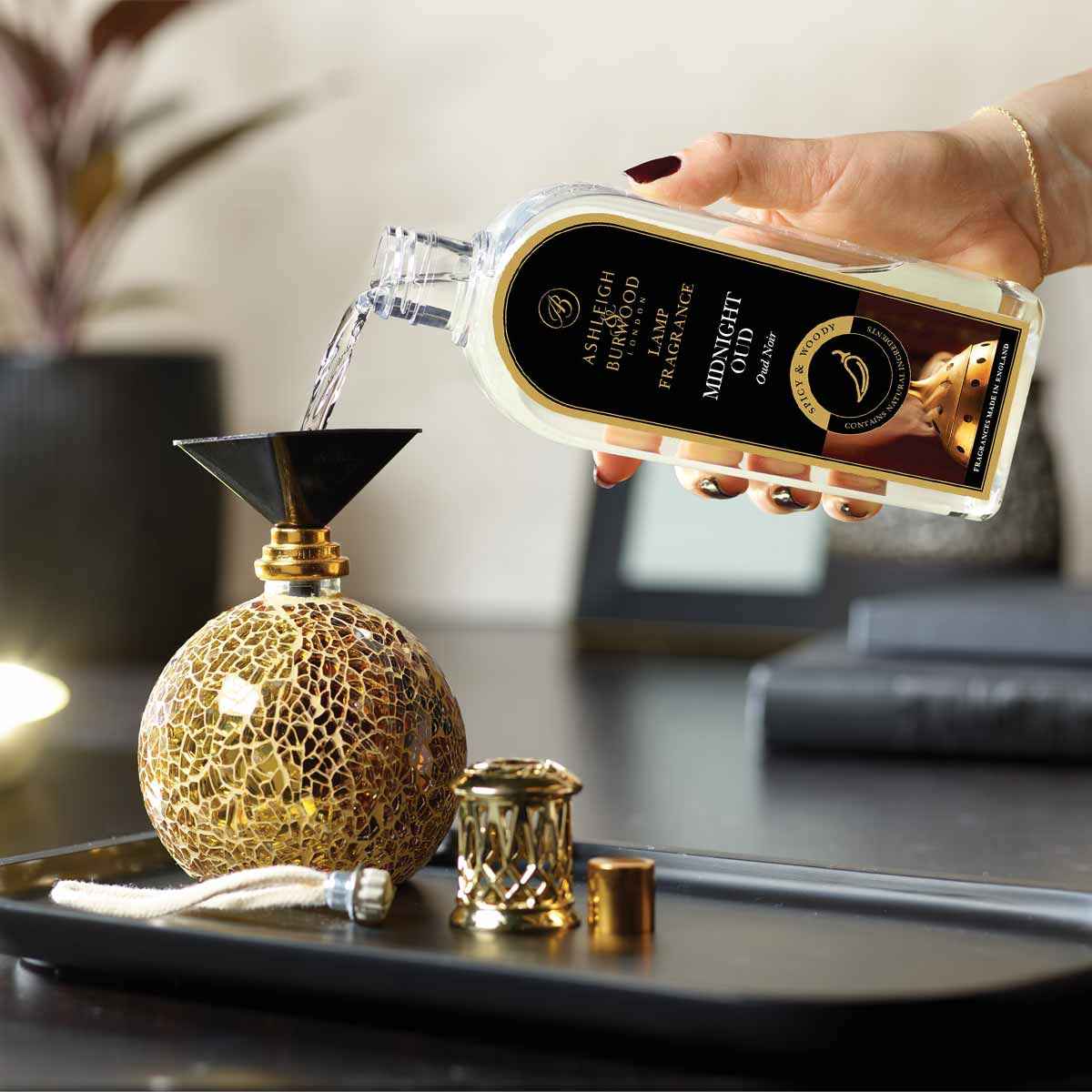 Ashleigh Burwood - Midnight Oud Lamp Fragrance