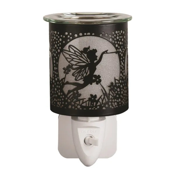 Aroma – Black & Gold Silhouette Fly Fairy (13cm) Wax Melter Plug In